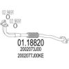 MTS 01.18820 Exhaust Pipe
